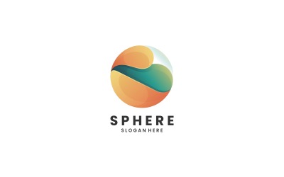 Sfera Gradient Kolorowe Logo