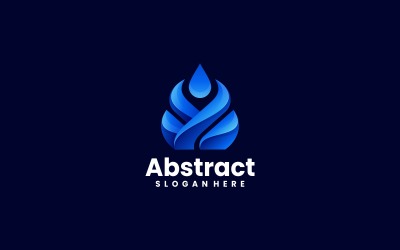 Vector Logo Resumen Estilo Degradado