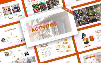 Actividades Educación Plantilla PowerPoint