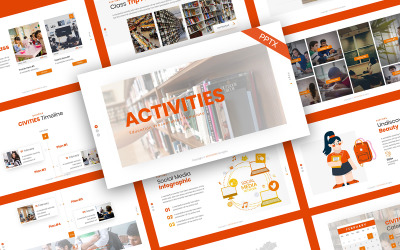Aktivitäten Bildung PowerPoint-Vorlage