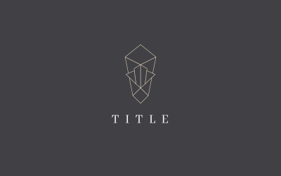 Elegantes, eckiges Café-Küche-Serviettenfalten, edles Logo