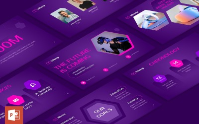 PowerPoint de présentation en réalité virtuelle