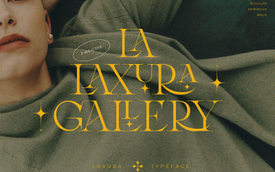 Laxura - majestatyczny krój pisma