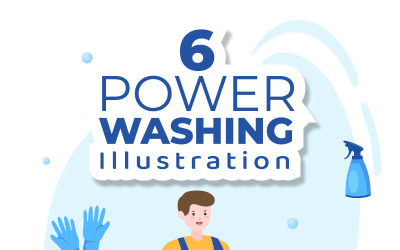 6 Power Washing illusztráció