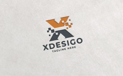 Professional Xdesigo Letter X Logo