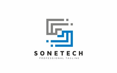 Sonetech S Letter Logo Template