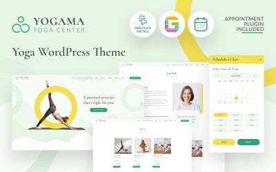 Tema WordPress per Yoga - Yogama