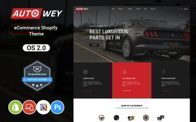 AutoWey - Магазин автозапчастей Shopify Тема