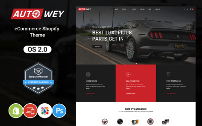 AutoWey - Tema de Shopify para tienda de autopartes