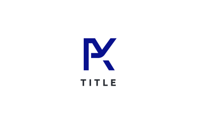 Logotipo geométrico angular K Tech Business Law