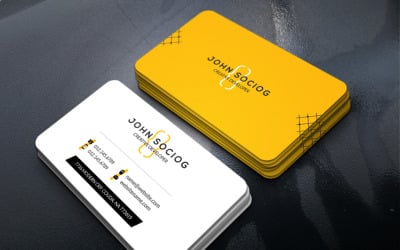 Web Developer Business Card Template