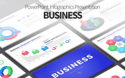 Geschäftsinfografiken - PowerPoint-Präsentation
