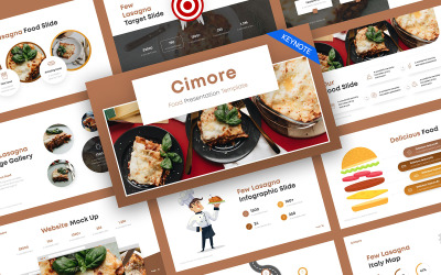 Cimore Food Modern Keynote Template