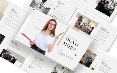Doyomora Business Powerpoint шаблон