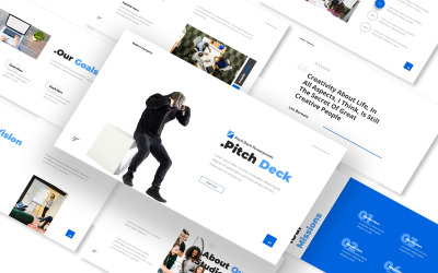 Embers Pitch Deck Powerpoint šablona