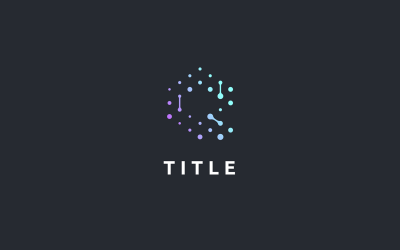 Geometrisches Diverse Q Tech Shade Data Logo
