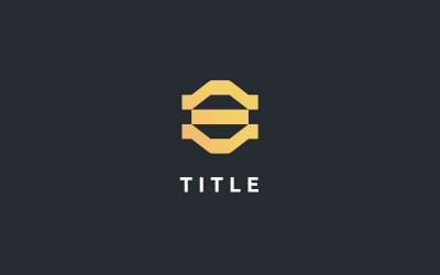 Geometryczne Różnorodne Żółte Logo Ula Pszczół