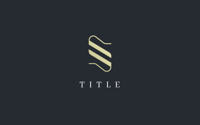 Lüks Çeşitli S Altın Moda Monogram Logo