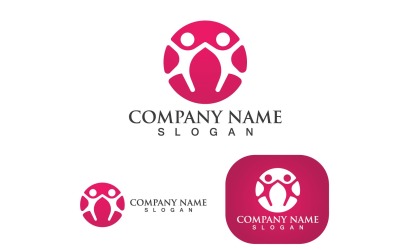 Healthy Life People Logo And Symbol Vector V14