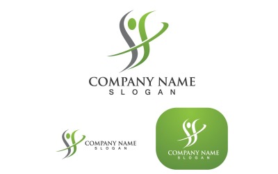 Healthy Life People Logo And Symbol Vector V16