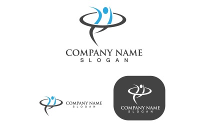 Healthy Life People Logo And Symbol Vector V19