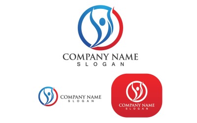 Healthy Life People Logo And Symbol Vector V23