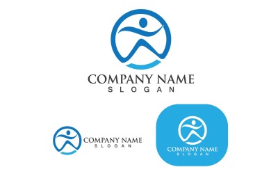Healthy Life People Logo And Symbol Vector V24