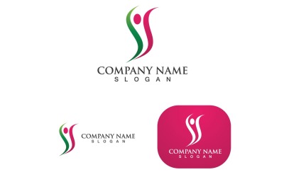 Healthy Life People Logo And Symbol Vector V7