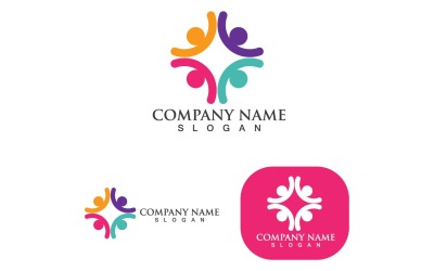 Logotipo del equipo de la comunidad de personas del grupo V