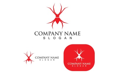 Spider Logo And Symbol Template Elements V4
