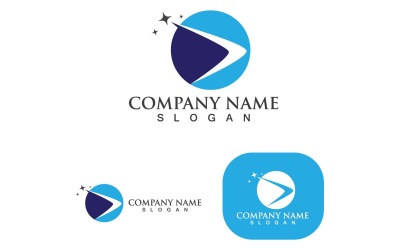 Daha Hızlı Finans Logo Şablonu Vektör Simgesi V12