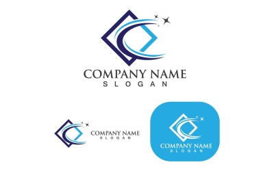 Daha Hızlı Finans Logo Şablonu Vektör Simgesi V24