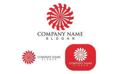 Vortex Logo  Illustration Icon Logo Template Design V9