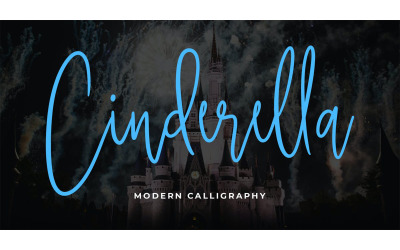 Cinderella Beautiful Calligraphy Font - Cinderella Beautiful Calligraphy Font