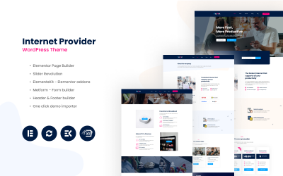 FazNet - Tema WordPress de Provedor de Internet