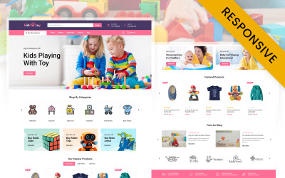KidsToy – адаптивна тема Prestashop для магазину іграшок та іграшок