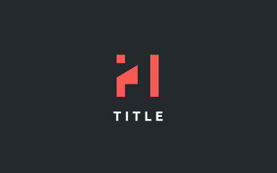 Minimal Çeşitli H Evi Ev Monogram Logosu