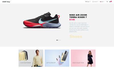 Online Shop Bootstrap 5 html Weboldal sablon