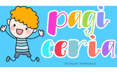 Pagi Ceria Extraordinary Display Font - Pagi Ceria Extraordinary Display Font