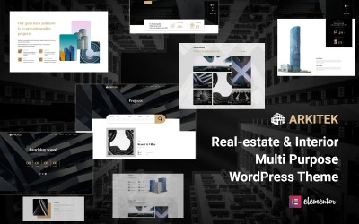Arkitek - Mimari ve İç Mekan Duyarlı WordPress Teması