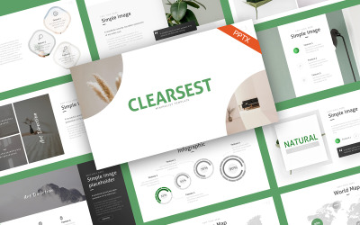 Clearsest Minimalist PowerPoint Template