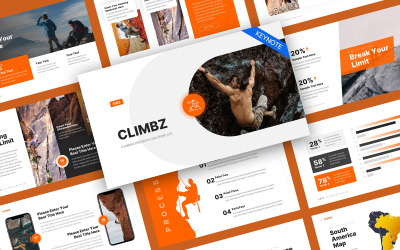 Climbz Climbz Sport Keynote Шаблон