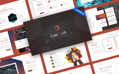 ComTech Technology Modern Keynote-sjabloon