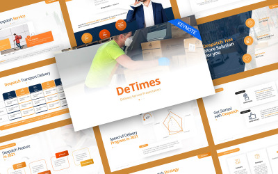 DeTimes Delivery Service Keynote Template