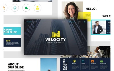 Modèle de présentation PowerPoint de vitesse