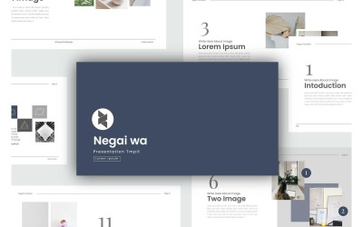 Negaiwa PowerPoint-Präsentationsvorlage
