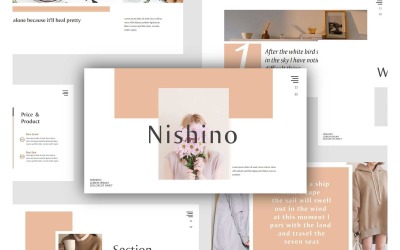 Nishino PowerPoint-Präsentationsvorlage