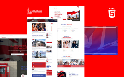 Stonehenge United kingdom Culture HTML5 Website Template