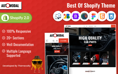 Automodal - Тема Shopify Super Store для автозапчастин