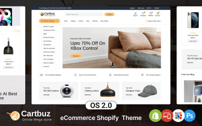 Cartbuz - 多用途 Shopify 主题